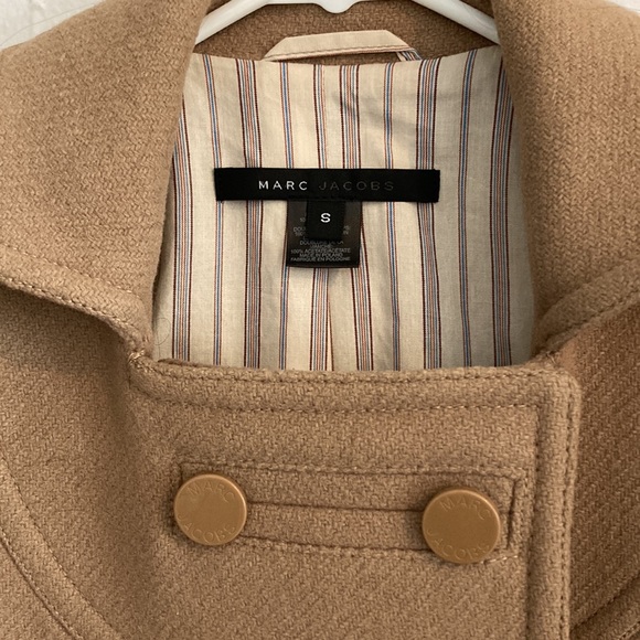Marc Jacobs Camel Wool Babydoll Coat sz S Ex Cond! - Picture 3 of 9